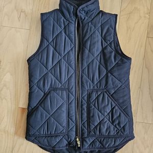 J. Crew Mercantile Puffer Vest Black XXS